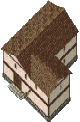 Two Story Wood and Plaster House
